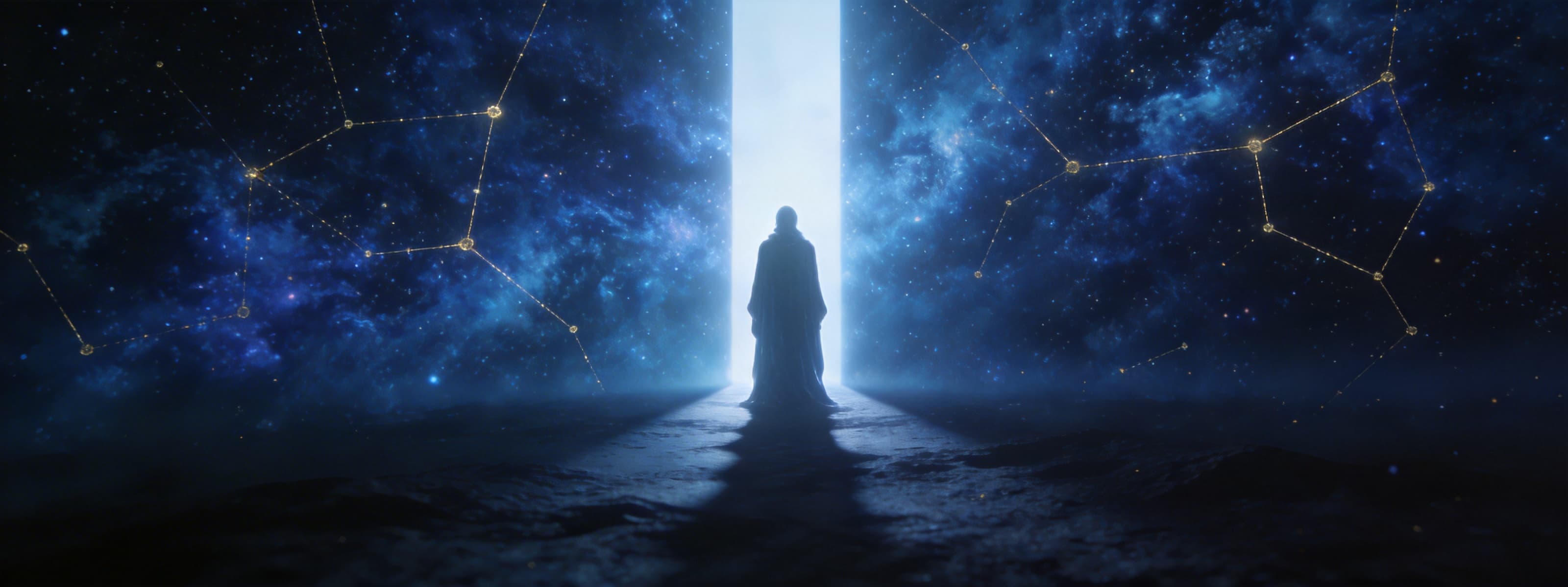 Cosmic portal hero artwork